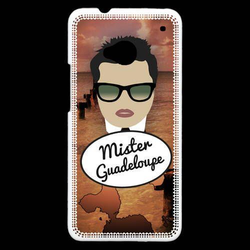 Coque  Htc One Mister Guadeloupe Brun