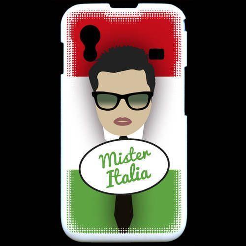 Coque  Samsung Ace S5830 Mister Italie Brun