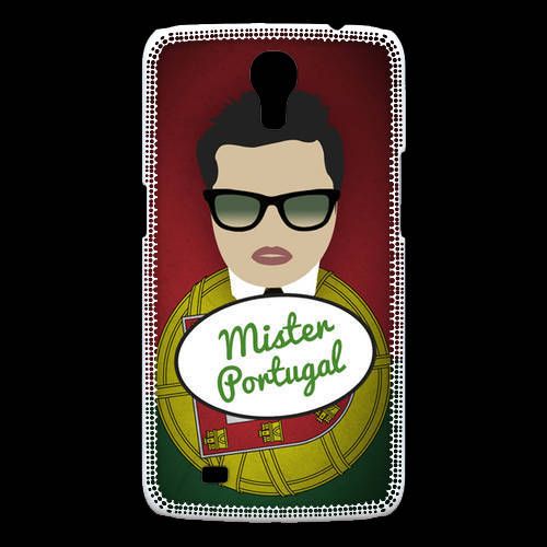 Coque  Samsung Galaxy Mega Mister Portugal Brun