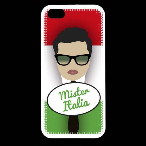 Coque  Iphone 5 Mister Italie Brun