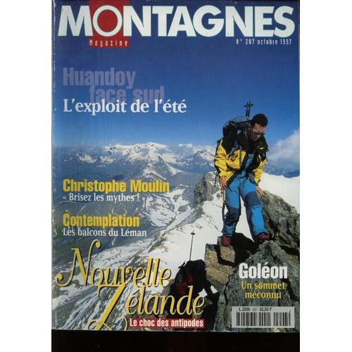 Montagne Magazine  N° 207 : Huandoy Face Sud L'exploit De L'ete