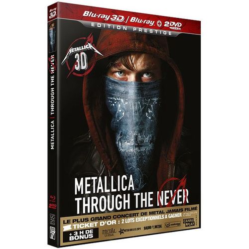 Metallica : Through The Never - Édition Prestige Combo Blu-Ray 3d + Blu-Ray + Dvd