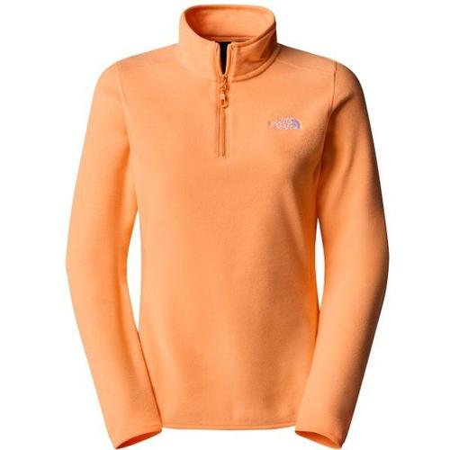 Women's 100 Glacier 1/4 Zip Pull Polaire Taille L, Orange