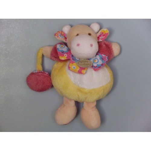 Doudou Et Compagnie, Pistache La Vache, 17 Cm, Grelot, Les Z'amigolos