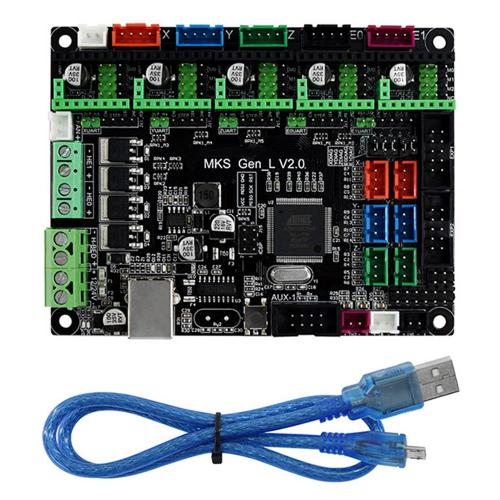 Carte Mère D'imprimante 3d Mks Gen-L V1.0 Carte De Contrôle D'imprimante Compatible Avec Ramps Open Source