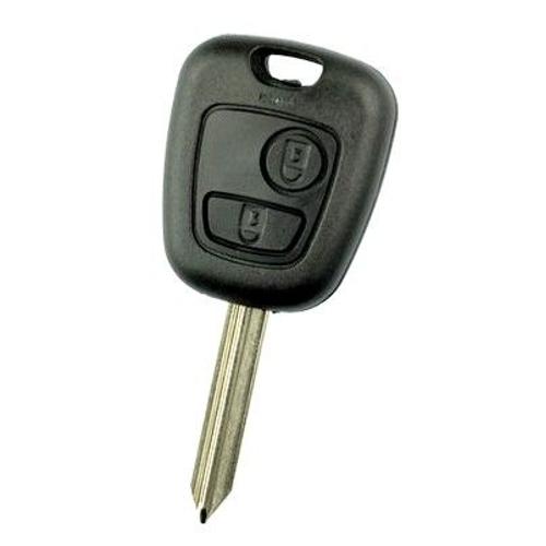 Coque clé 2 boutons + lame Pour Télécommande Plip Citroën Berlingo