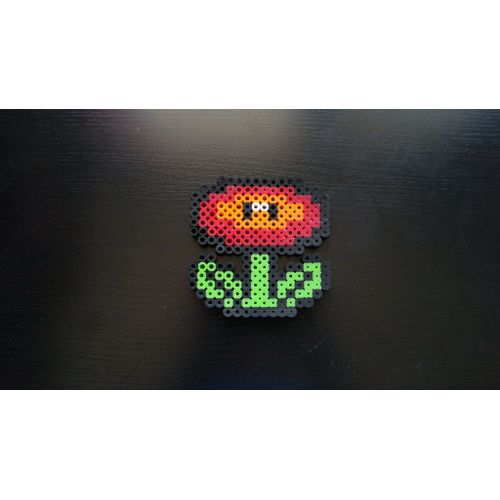 Super Mario Bros Fleur  - Perler/Hama
