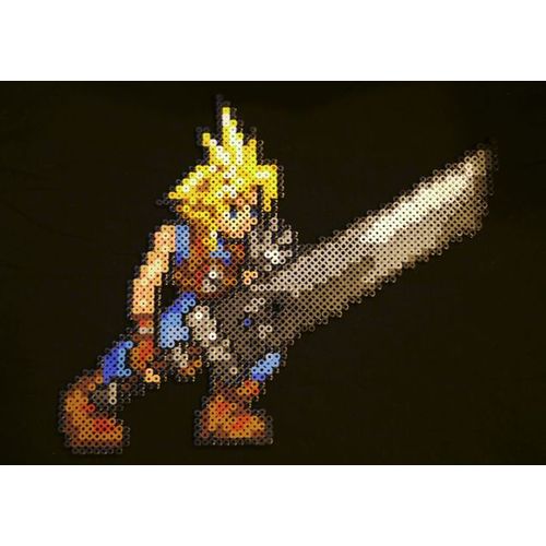 Final Fantasy Vii 7 Cloud Perler/Hama