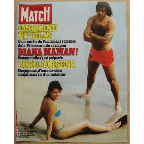Paris Match N°1727, Coupure De Presse, Caroline De Monaco, Guillermo Vilas