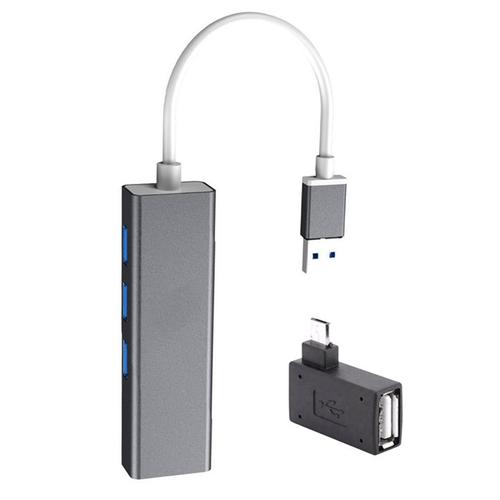 3USB HUB LAN Ethernet Adaptateur OTG Adaptateur Micro-USB Vers RJ45 Adaptateur RéSeau pour 2ND Gen ou Fire TV3