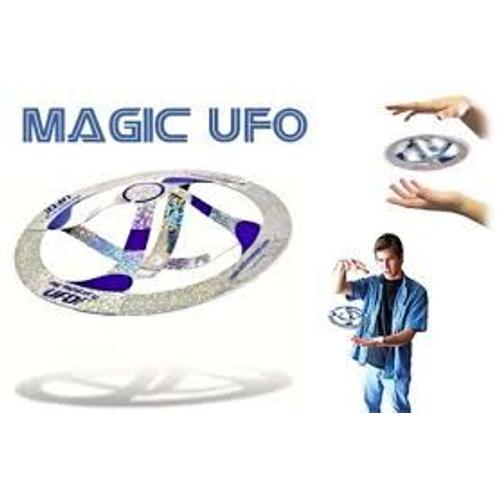 Tour De Magie Soucoupe Volante Ufo Ovni Magique / Grande Illusion / Coffret Magie / Malette Gadget Geek Jouet Garcon Fille Enfant