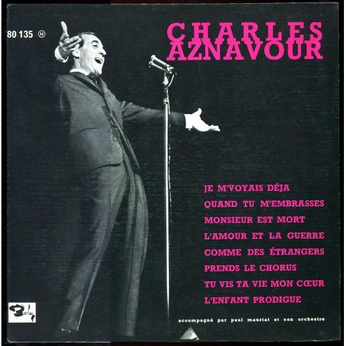 Barclay  80135  - Charles Aznavour   -  Je M' Voyais Déjà - 33t 25cm