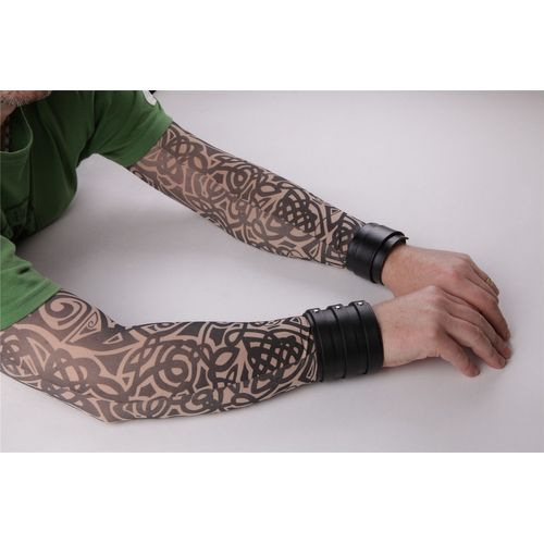 Paire De Manches Tatouage Tattoo Sleeve Collants Bras Jambe Motifs Tribaux Temporaire Unisexe Déguisement Cosplay Original Tendance Artiste Black Sugar Boutique Départ Paris