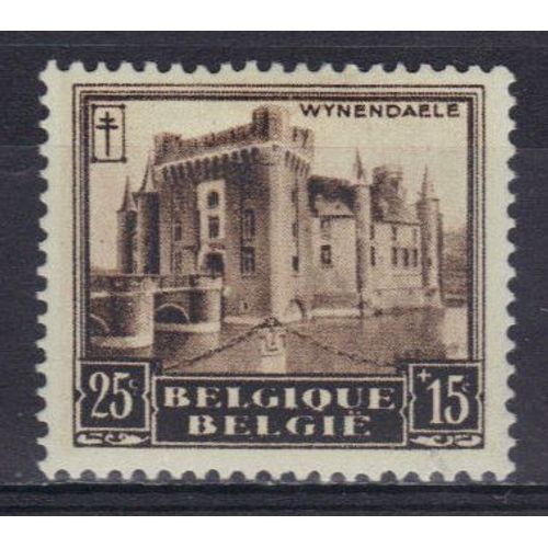Belgique 1930 : Au Profit D'oeuvres Antituberculeuses : Châteaux Divers : Wynendaele - Timbre Neuf *