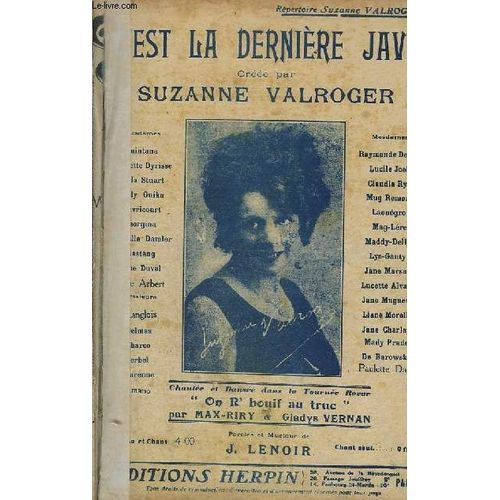 C'est La Derniere Java - Chant.