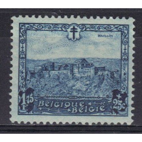 Belgique 1930 : Au Profit D'oeuvres Antituberculeuses : Châteaux Divers : Bouillon - Timbre Neuf * Cote 5 
