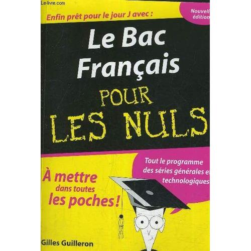 Le Bac Francias Pour Les Nuls.