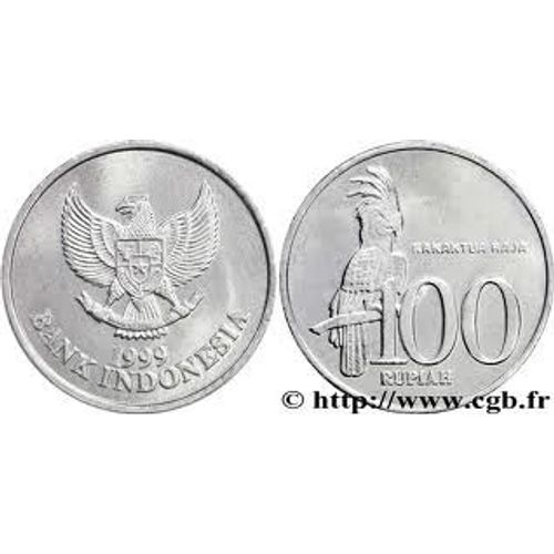 100 Rupiah 1999 Indonésie