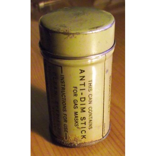 Tube En Métal De This Can Contains Anti Dim Stick For Gas Masks