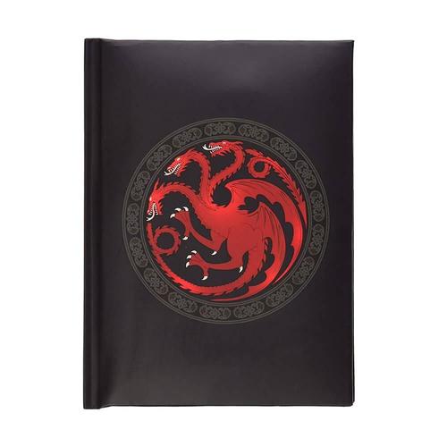 Game Of Thrones, Cahier Avec Lumière - Targaryen