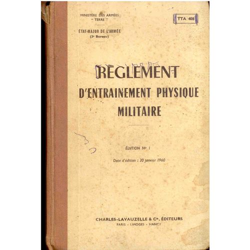 Reglement D'entrainement Physique Militaire