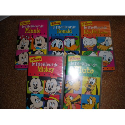 Lot 5 Vhs Dysney " Le Meilleur De ..."