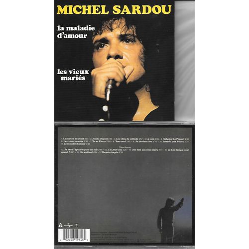 Cd Michel Sardou La Maladie D'amour Les Vieux Maries Cd Collector 17 Titres
