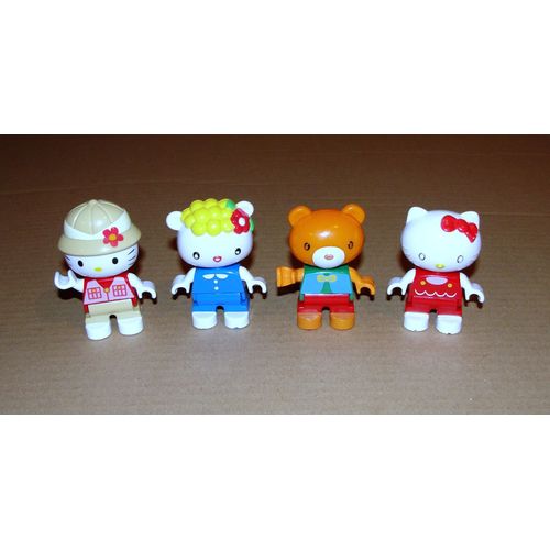 Hello Kitty Lot De 4 Figurines Articulés Unico Sanrio