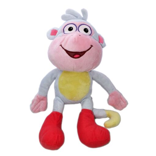 Peluche singe interactive Babouche Dora de 35 cm pour animer les histoires d'enfants