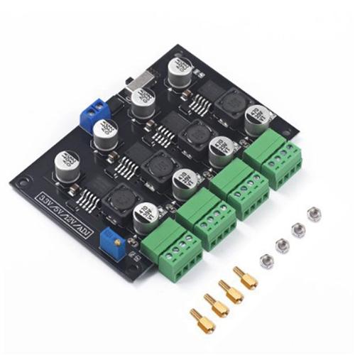 Lm2596 Alimentation À Découpage 3.3v/5v/12v/Adj Module D'alimentation De Sortie De Tension Réglable