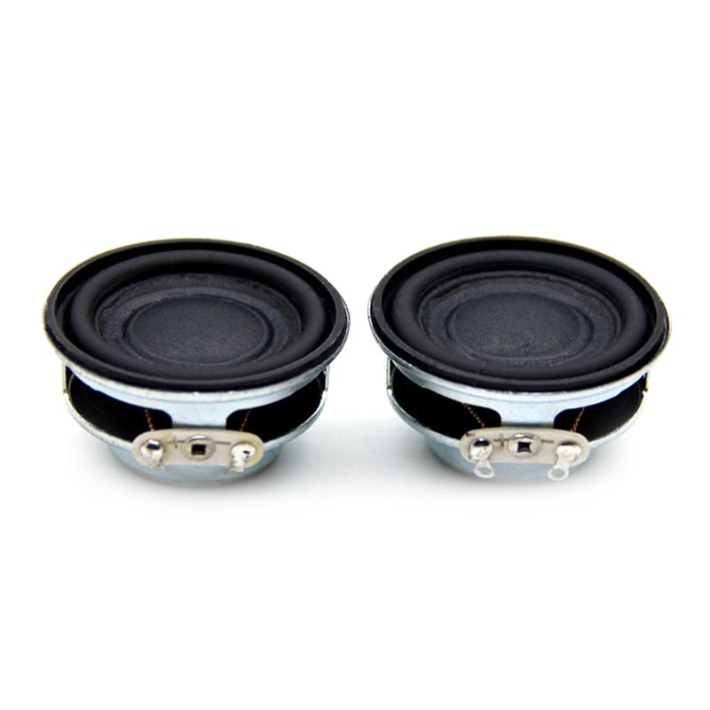 2 Pièces Haut-Parleur Audio 4? 3w 36mm1.4 Pouces Gamme Complète Haut-Parleur Bricolage Son Mini Haut-Parleur Pour Home Cinéma