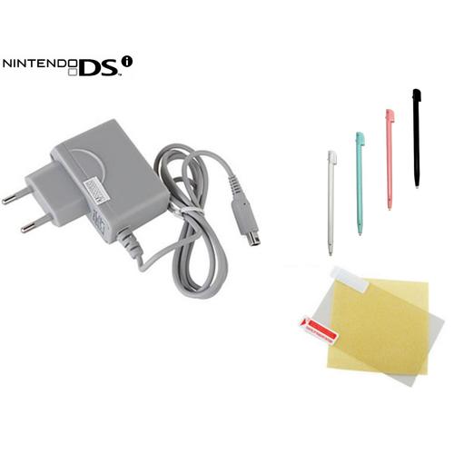 Chargeur Secteur Pour Nintendo Dsi + 4 Stylet Dsi + Protection Écran - Straße Game
