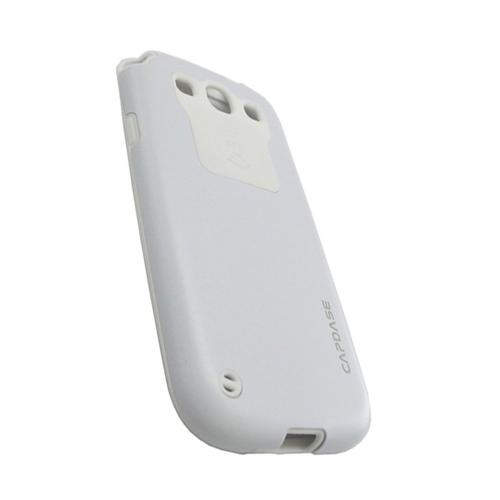 Coque Alumor Capdase Blanc Métal Galaxy S3 I9300