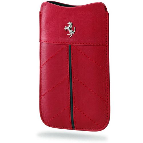 Fecfslmr Etui Cuir Rouge Ferrari California Pour Iphone 4 Et 4s