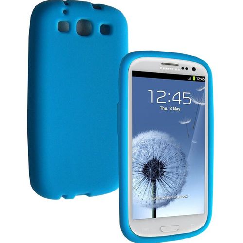 Housse Silicone Bleu Clair Samsung Galaxy S3 I9300