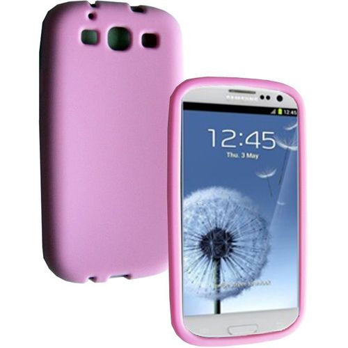 Housse Silicone Rose Samsung Galaxy S3 I9300