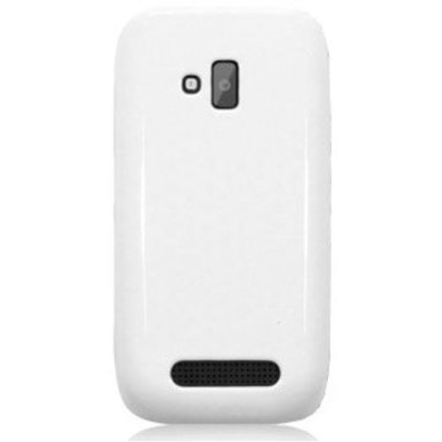 Housse Minigel Blanc Glossy Nokia Lumia 610