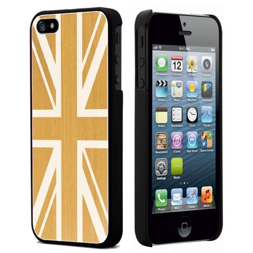 Coque Moxie Aluminium Brossé Or Drapeau Uk Pour Apple Iphone 5