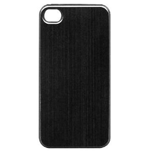 Coque Aluminium Brossé Noir Pour Iphone 4s