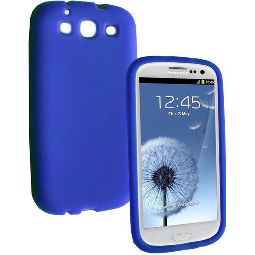 Housse Silicone Bleu Foncé Samsung Galaxy S3 I9300