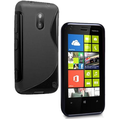 Coque Housse S-Line Noire Nokia Lumia 620