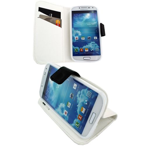 Etui Stand À Rabat Latéral Galaxy S4 Blanc