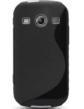 Coque Souple Gel S-Line Pour Samsung Xcover 2 S7710 Coloris Noir