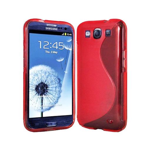 Coque Housse S-Line Rouge Samsung Galaxy S3 I9300