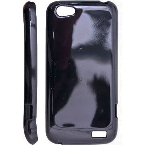 Housse Softygel Noire Glossy Htc One V