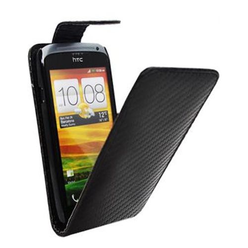 Htc One Etui Aspect Carbone Noir