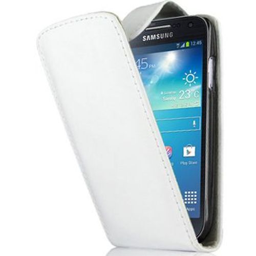 Etui À Rabat Blanc Galaxy S4 Mini I9190 Avec Fermeture Magnétique