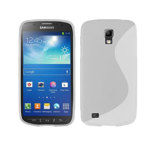 Coque Housse S-Line Blanc Samsung Galaxy S4 Active