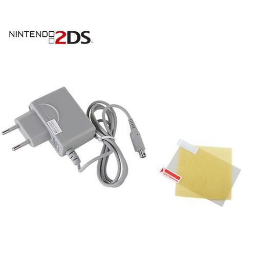 Chargeur Secteur Compatible Nintendo 2ds Avec Film De Protection D'écran 2 Ds- Straße Game