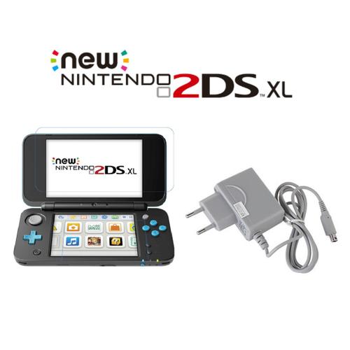 Chargeur Secteur Compatible New Nintendo 2ds Xl Avec Film De Protection D'écran New Nintendo 2 Ds Xl - Straße Game